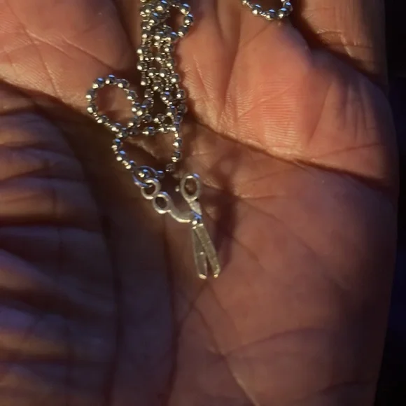 Necklace Charm (“Scissors”) Pendant - Picture 3 of 3